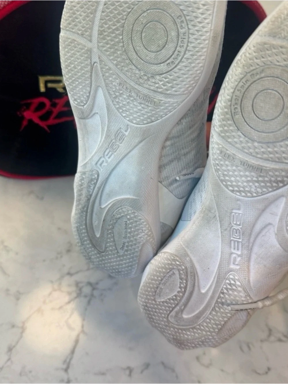 Kids White Knit Sneakers with Cushioned Support